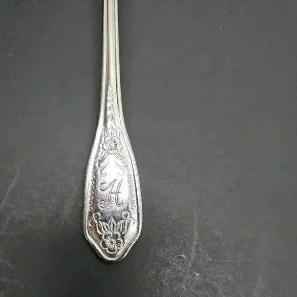 Flatware Stainless Steel Korea Letter "H" Engraved On Handle - Picture 13 of 13